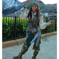 東京ディズニーシー ディズニー・パイレーツ・サマー2019 ジュジュビエーヌ コスプレ衣装 バルボッサ海賊団 海賊服(その他 コスプレ衣装)
