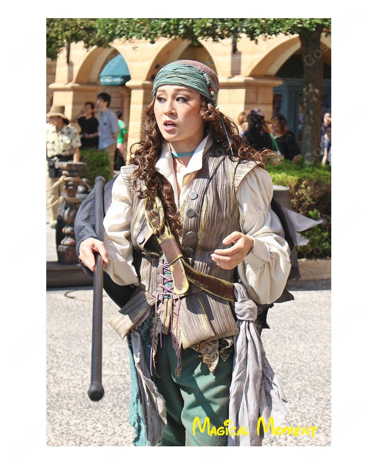 東京ディズニーシー ディズニー・パイレーツ・サマー2019 ジュジュビエーヌ コスプレ衣装 バルボッサ海賊団 海賊服-1