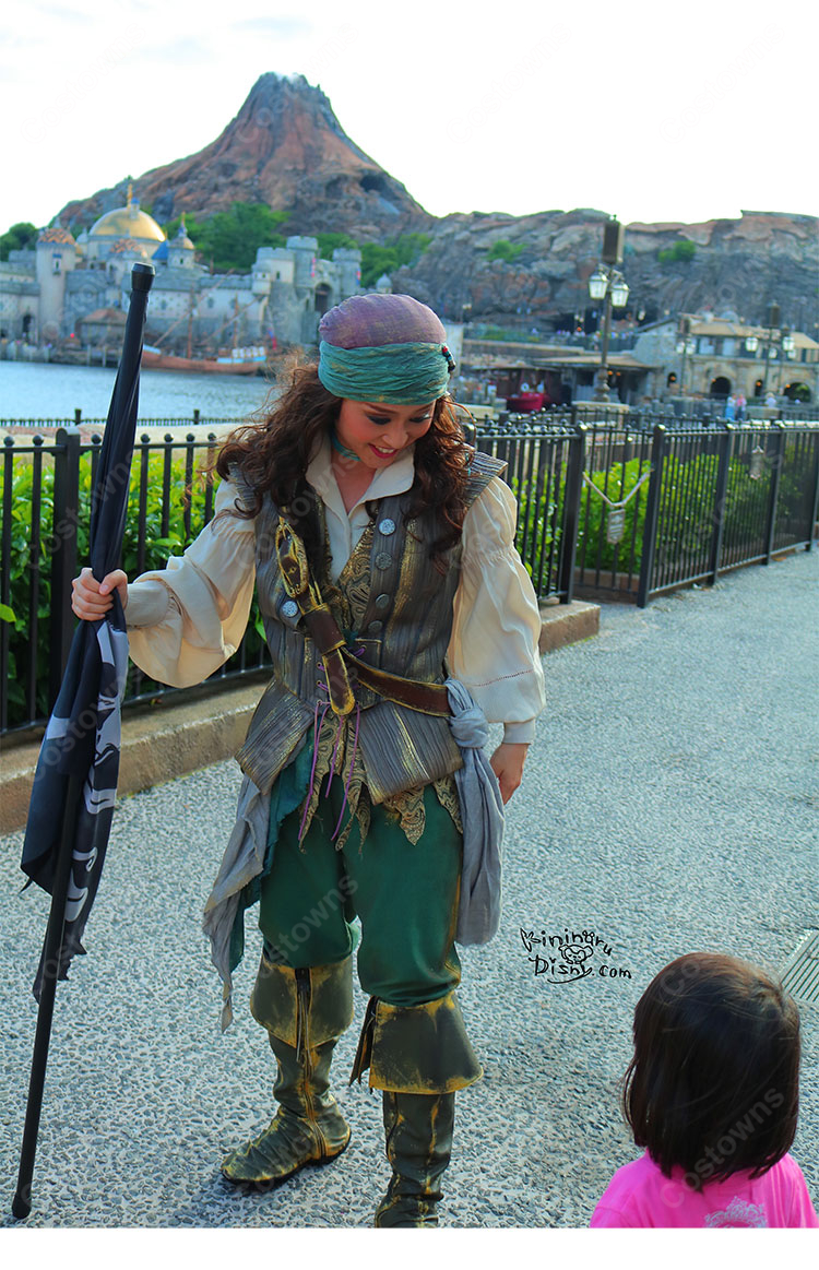 東京ディズニーシー ディズニー・パイレーツ・サマー2019 ジュジュビエーヌ コスプレ衣装 バルボッサ海賊団 海賊服-4