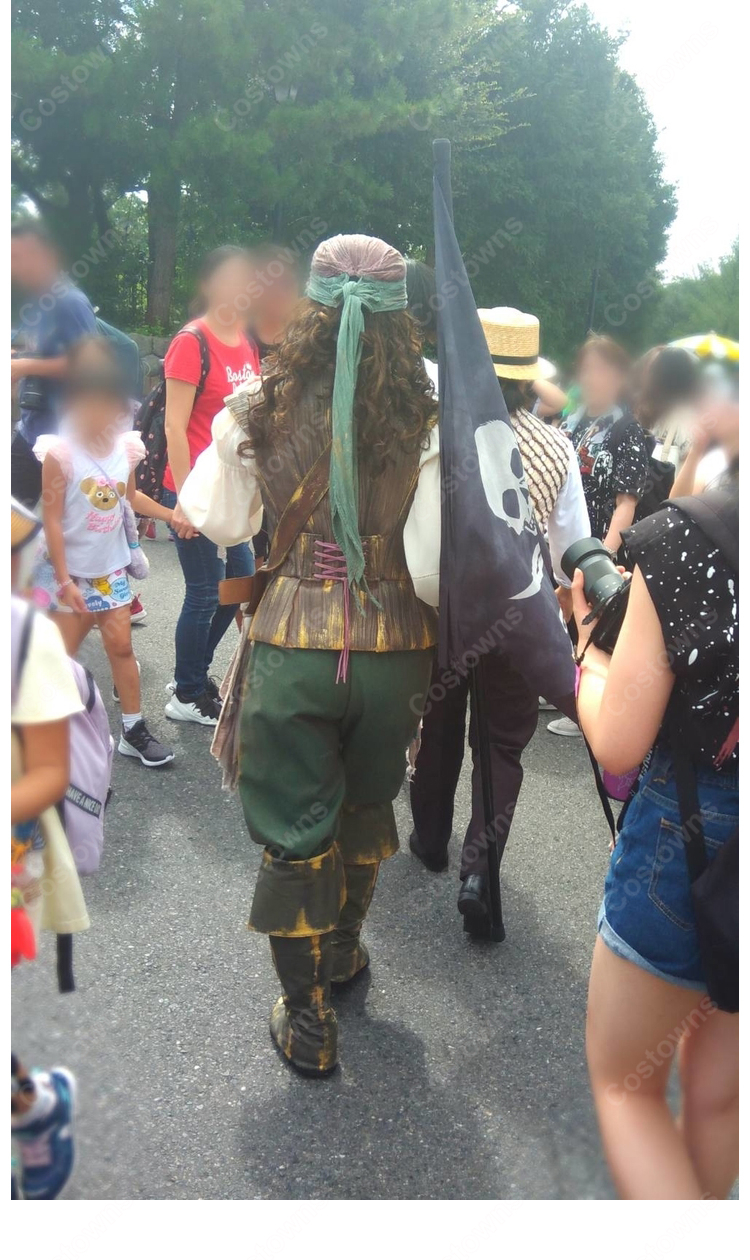 東京ディズニーシー ディズニー・パイレーツ・サマー2019 ジュジュビエーヌ コスプレ靴 海賊ブーツ 仮装-6