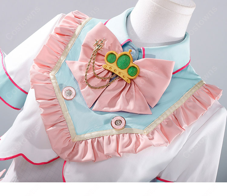 ラブライブ！スクフェス 小泉花陽 バースデーサプライズ 夢の中でも コスプレ衣装 μ's アイドル衣装-7