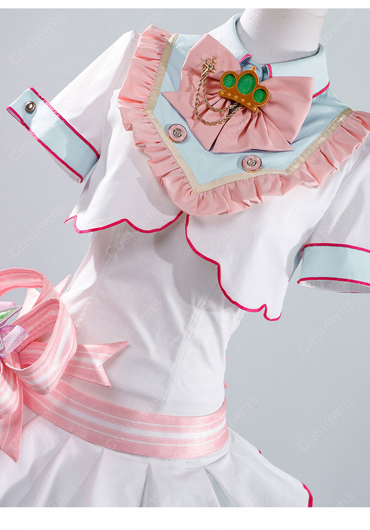 ラブライブ！スクフェス 小泉花陽 バースデーサプライズ 夢の中でも コスプレ衣装 μ's アイドル衣装-6