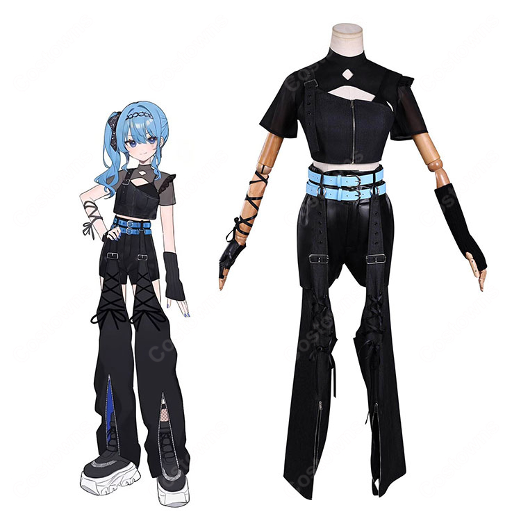 hololive ホロライブ 星街すいせい Chatter Chatter MV衣装 コスプレ衣装-1