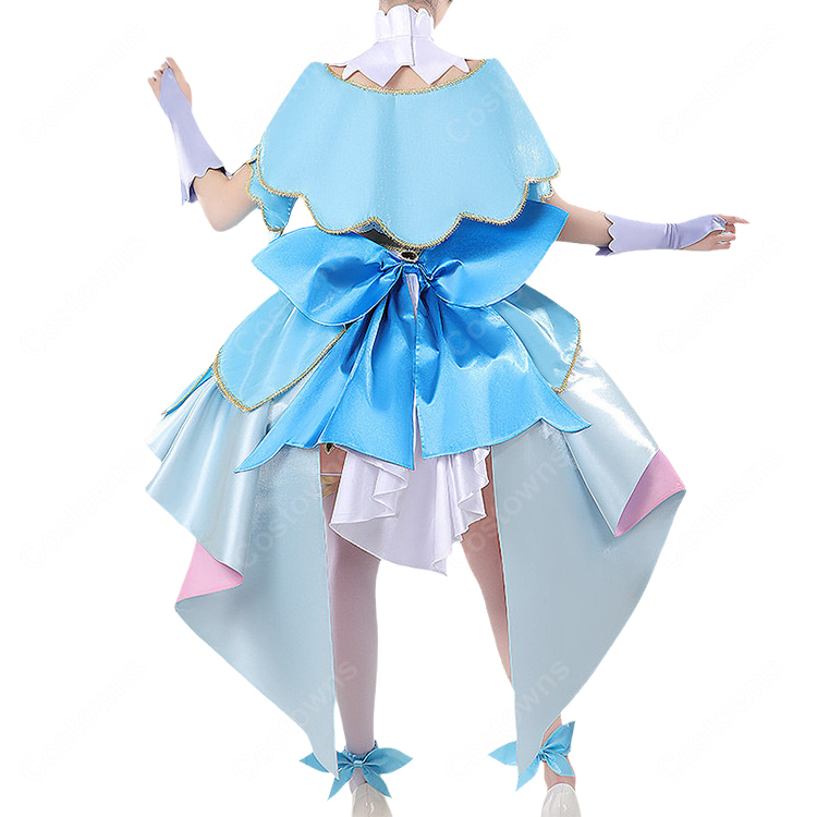 コスプレ衣装　名探偵プリキュア！　キュアエクレール　即発送　M 名探偵プリキュア! キュアエクレール コスプレ衣装 変身服｜COSTOWNS
