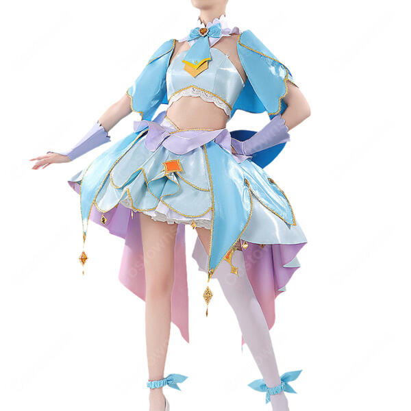 名探偵プリキュア! キュアエクレール コスプレ衣装 変身ドレス ステージ衣装 フルセット元の画像
