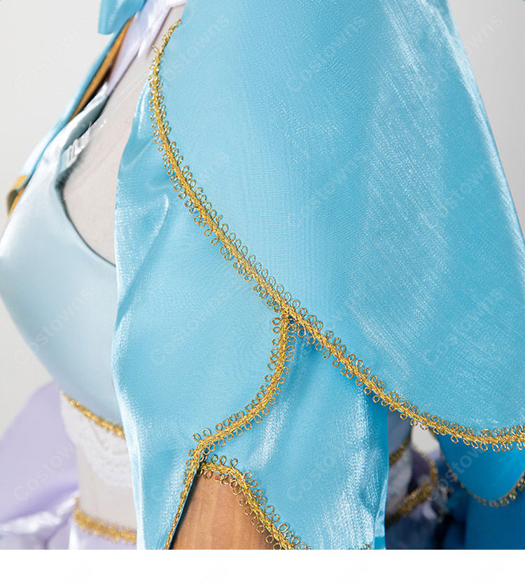 名探偵プリキュア! キュアエクレール コスプレ衣装 変身ドレス ステージ衣装 フルセット-11