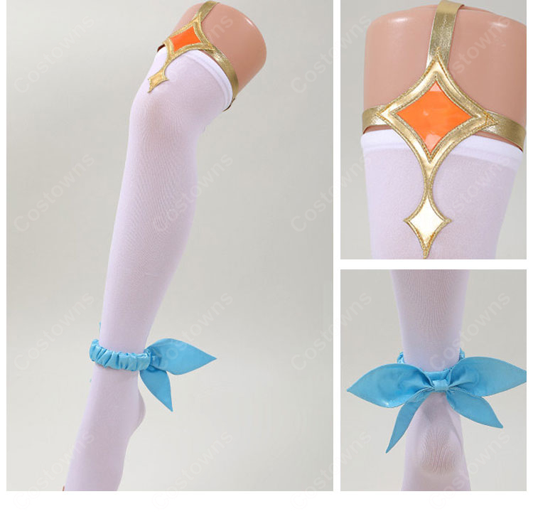 名探偵プリキュア! キュアエクレール コスプレ衣装 変身ドレス ステージ衣装 フルセット-15