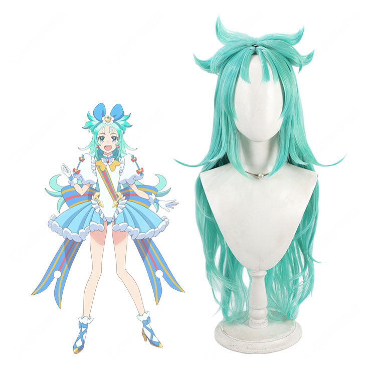 プリンセッション・オーケストラ 空野みなも プリンセス・リップル コスプレウィッグ 耐熱 ネット付き 高品質-1