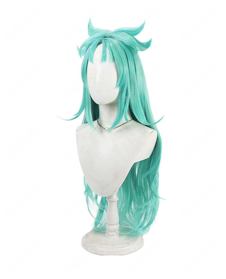 プリンセッション・オーケストラ 空野みなも プリンセス・リップル コスプレウィッグ 耐熱 ネット付き 高品質-4