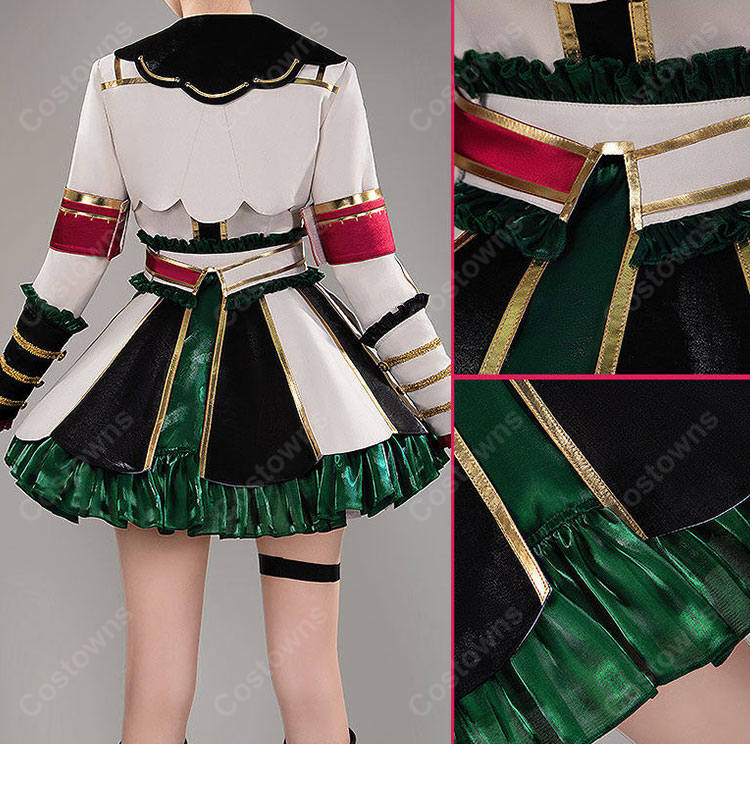 ウマ娘 プリティーダービー マルシュロレーヌ 勝負服 コスプレ衣装 ステージ衣装 高品質 フルセット-9