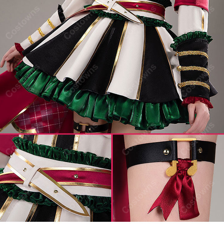 ウマ娘 プリティーダービー マルシュロレーヌ 勝負服 コスプレ衣装 ステージ衣装 高品質 フルセット-7