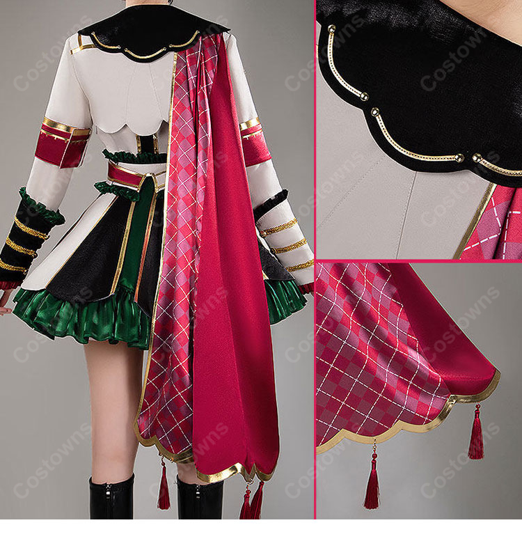 ウマ娘 プリティーダービー マルシュロレーヌ 勝負服 コスプレ衣装 ステージ衣装 高品質 フルセット-8