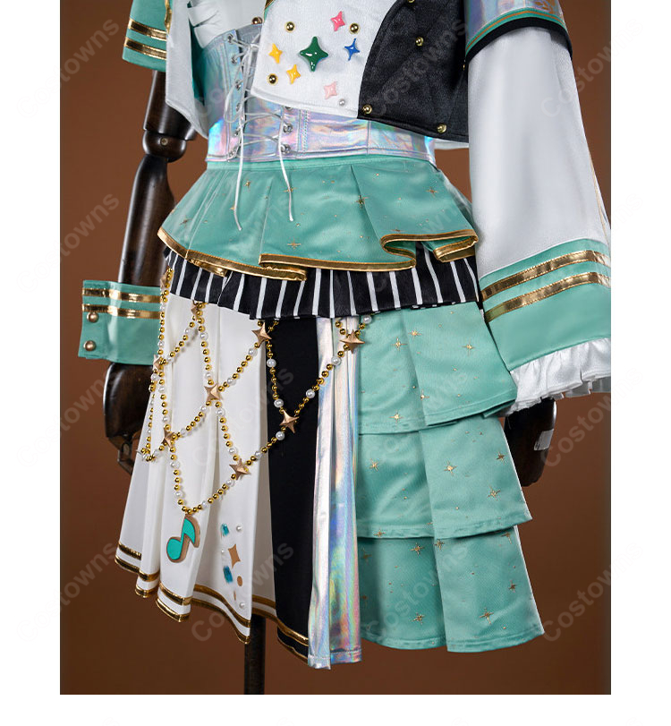 プロジェクトセカイ 5th Anniversary 感謝祭 初音ミク コスプレ衣装 ステージ衣装 豪華セット 撮影用-11