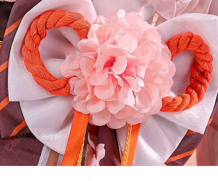 春夏秋冬代行者 春の代行者 花葉雛菊 コスプレ衣装 着物風ドレス 豪華フルセット イベント 撮影-5
