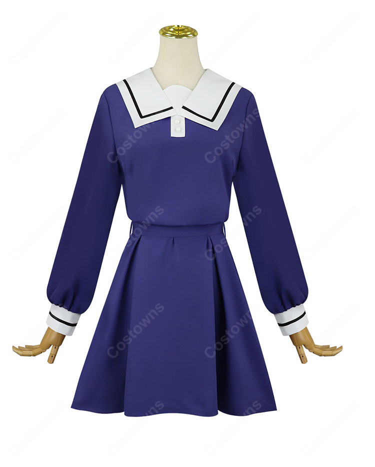 きみが死ぬまで恋をしたい トツキ・シーナ カガリ・ミミ 制服 コスプレ衣装 ワンピース-4