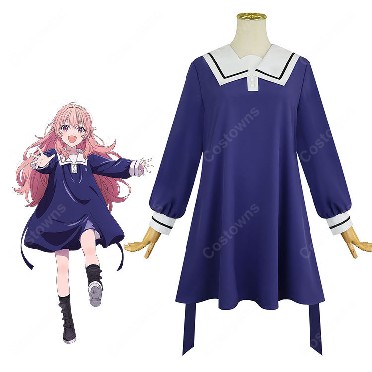 きみが死ぬまで恋をしたい トツキ・シーナ カガリ・ミミ 制服 コスプレ衣装 ワンピース-1