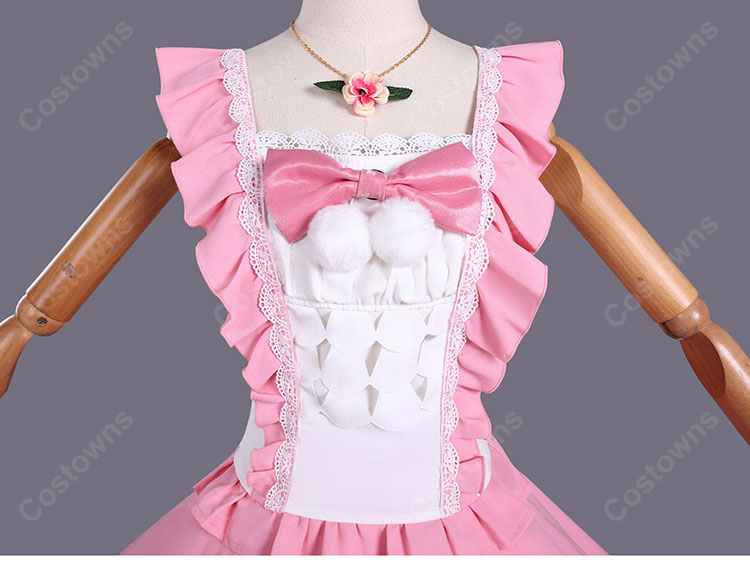 アイカツスターズ! 虹野ゆめ コスプレ衣装 スイートフラワーフェアリーコーデ ステージ衣装 アイドルドレス-5