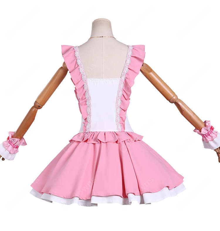 アイカツスターズ! 虹野ゆめ コスプレ衣装 スイートフラワーフェアリーコーデ ステージ衣装 アイドルドレス-4