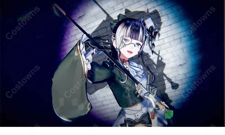 hololive(ホロライブ) 儒烏風亭らでん Miracle Palette 新衣装 コスプレ衣装 ReGLOSS 小物付き-5
