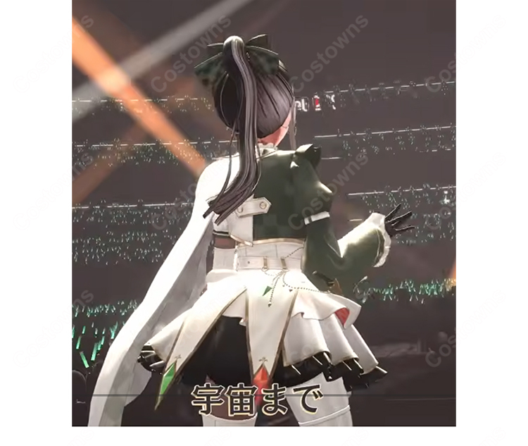 hololive(ホロライブ) 儒烏風亭らでん Miracle Palette 新衣装 コスプレ衣装 ReGLOSS 小物付き-7