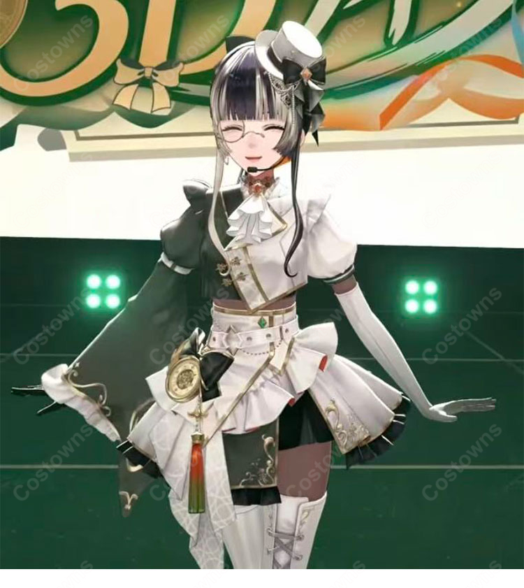 hololive(ホロライブ) 儒烏風亭らでん Miracle Palette 新衣装 コスプレ衣装 ReGLOSS 小物付き-2