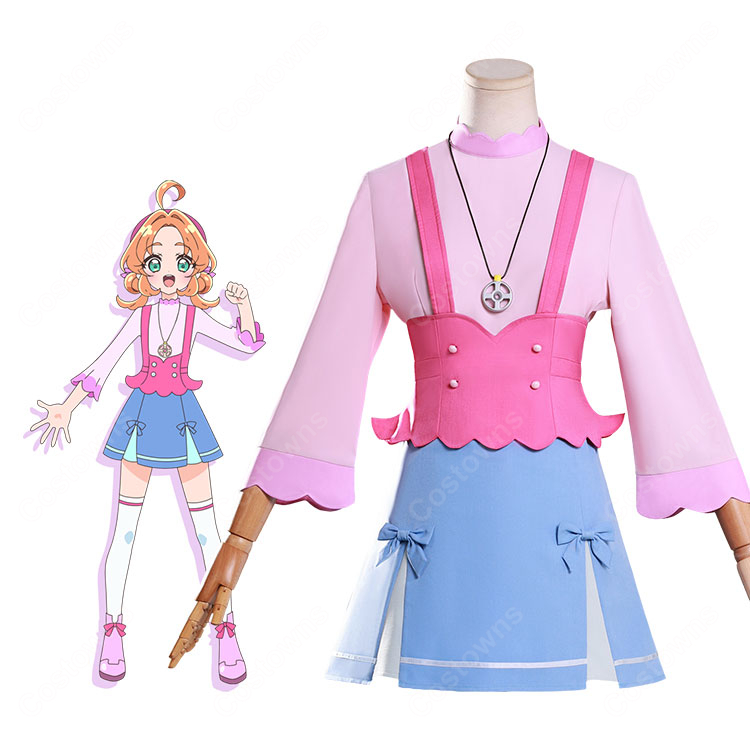 名探偵プリキュア! 明智アンナ 私服 コスプレ衣装 ベレー帽・アクセサリー付き フルセット-1