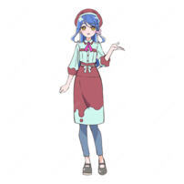名探偵プリキュア! 帆羽くれあ 通常服 コスプレ衣装 ベレー帽付き 仮装