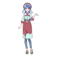 名探偵プリキュア! 帆羽くれあ 通常服 コスプレ衣装 ベレー帽付き 仮装(名探偵プリキュア！ コスプレ衣装)