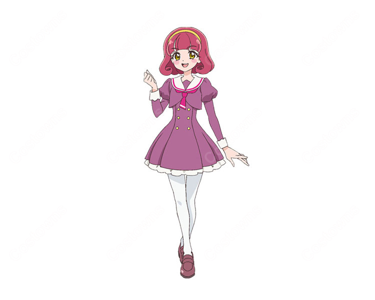名探偵プリキュア! まことみらい学園 制服 金田れい 依田ゆみ 浅間りえ コスプレ衣装 ワンピースドレス-1