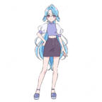 名探偵プリキュア! 家入しるく 普段着 コスプレ衣装 パフスリーブ クロップドトップス 仮装