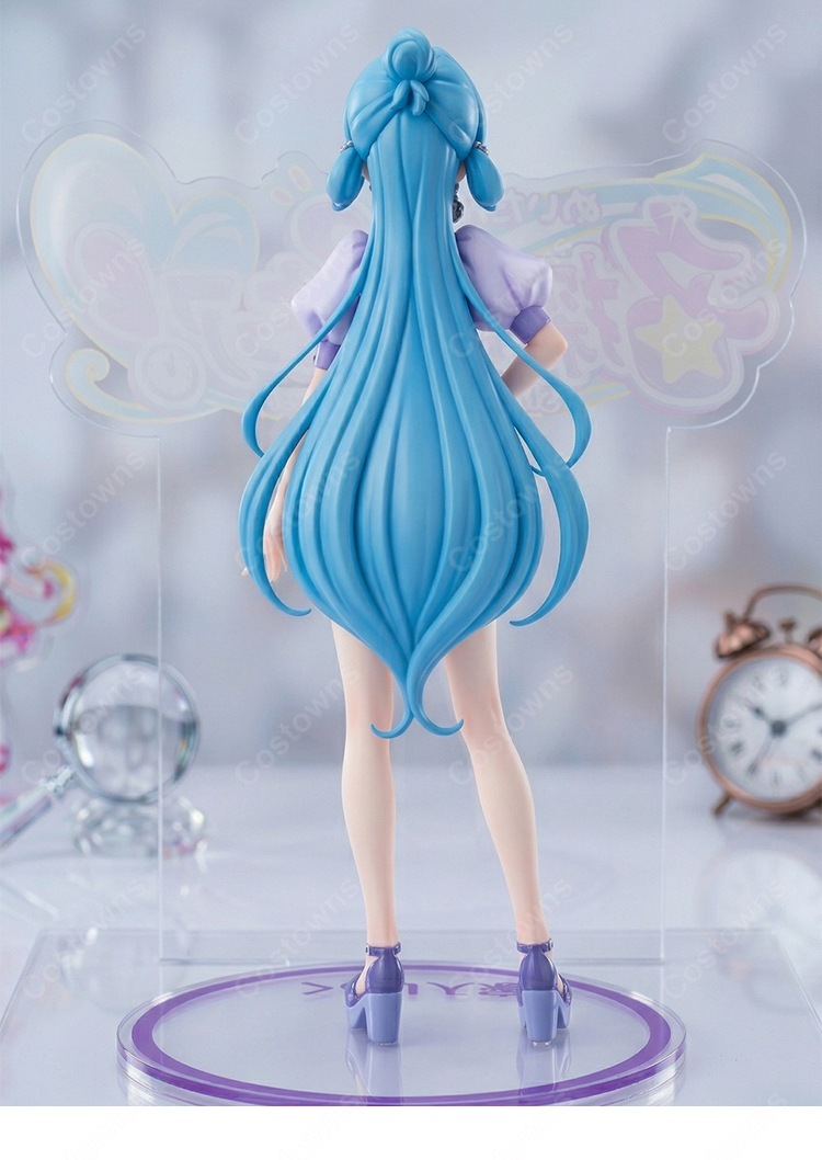 名探偵プリキュア! 家入しるく 普段着 コスプレ衣装 パフスリーブ クロップドトップス 仮装-4