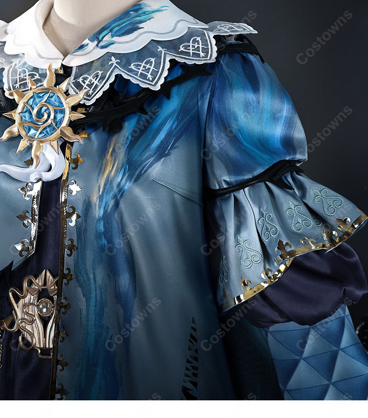 IdentityV 第五人格 画家 エドガー・ワルデン 藍色の暗面 コスプレ衣装 高品質 撮影 イベント-4