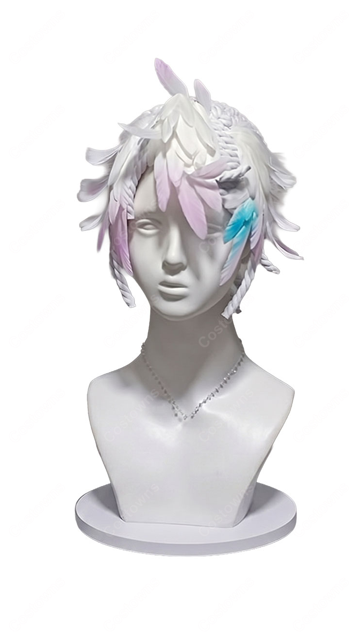 IdentityV 第五人格 画家 エドガー・ワルデン 藍色の暗面 コスプレウィッグ-2