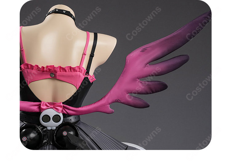 ゼンレスゾーンゼロ ZZZ 妄想エンジェル アリア 不協和音 コスプレ衣装 小悪魔風 メカニカル アイドル衣装 豪華フルセット イベント 撮影向け-8