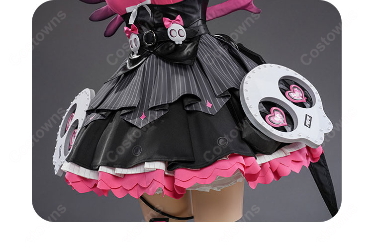 ゼンレスゾーンゼロ ZZZ 妄想エンジェル アリア 不協和音 コスプレ衣装 小悪魔風 メカニカル アイドル衣装 豪華フルセット イベント 撮影向け-7