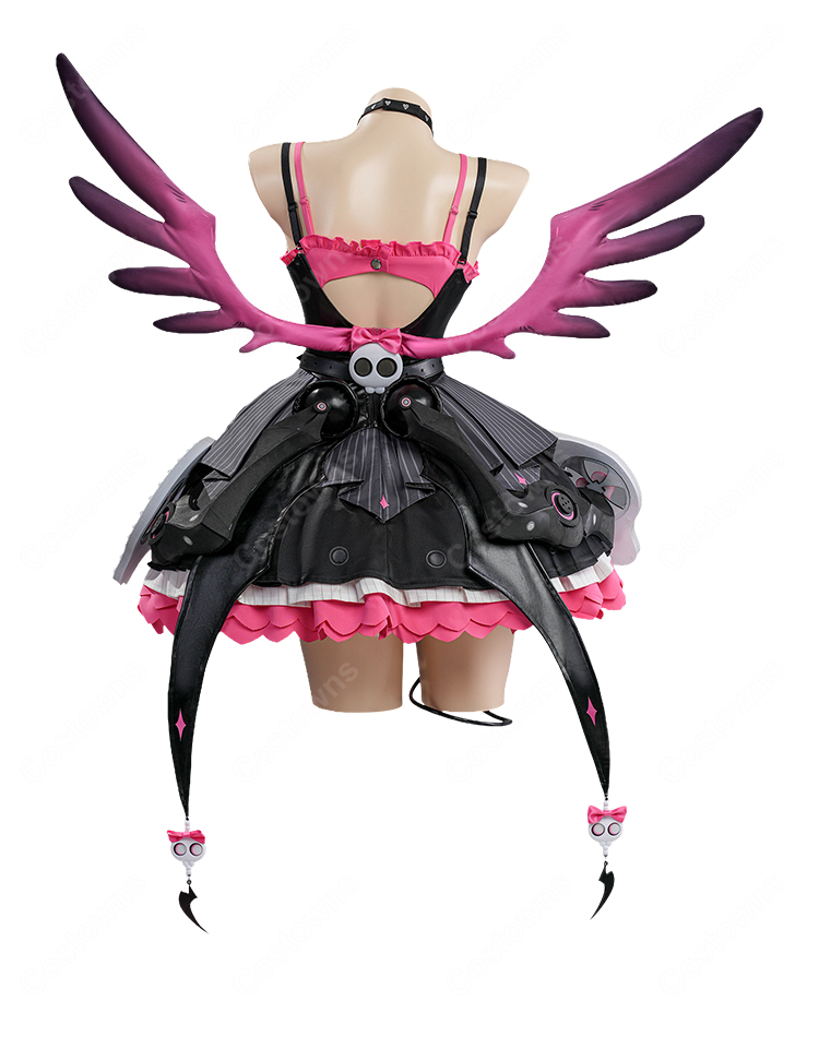 ゼンレスゾーンゼロ ZZZ 妄想エンジェル アリア 不協和音 コスプレ衣装 小悪魔風 メカニカル アイドル衣装 豪華フルセット イベント 撮影向け-4
