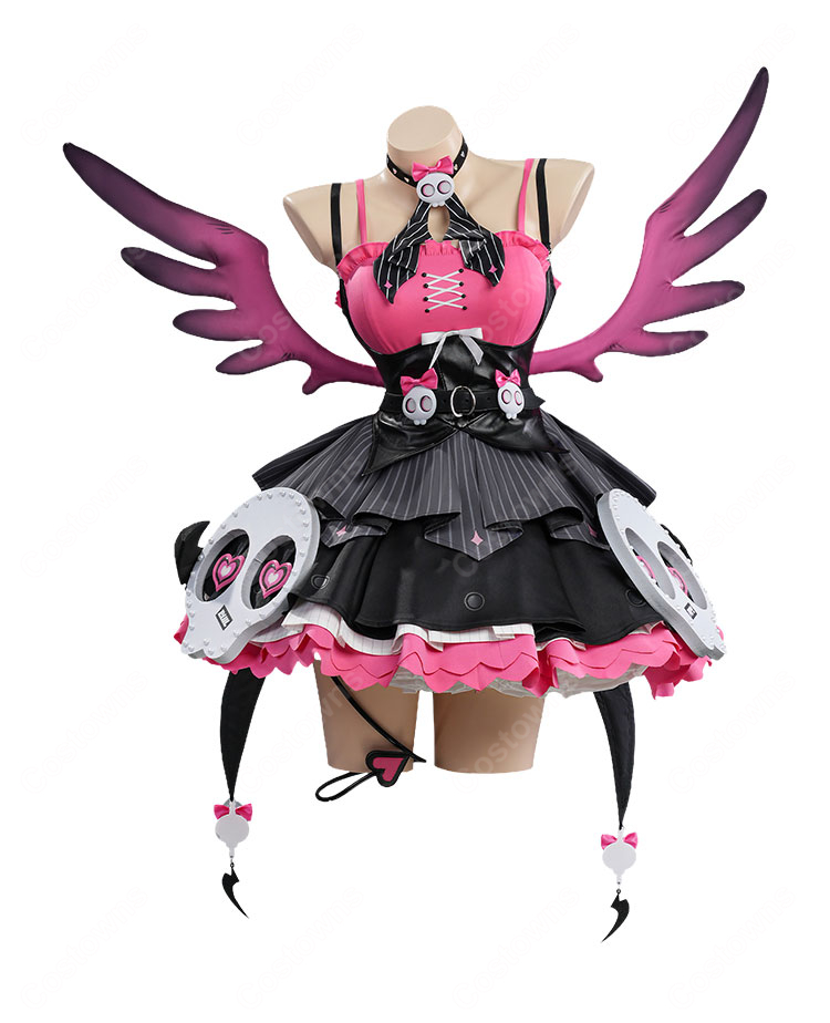 ゼンレスゾーンゼロ ZZZ 妄想エンジェル アリア 不協和音 コスプレ衣装 小悪魔風 メカニカル アイドル衣装 豪華フルセット イベント 撮影向け-2