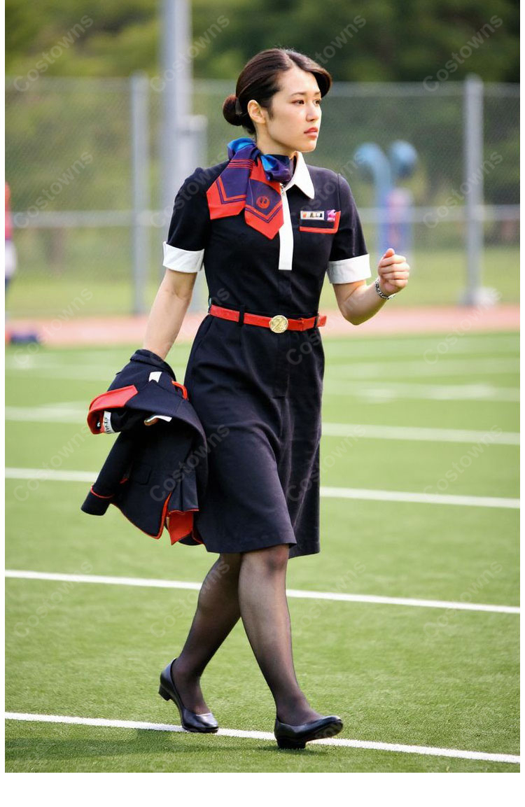 JAL CA 制服 日本航空 客室乗務員 10代目制服 コスプレ衣装-4