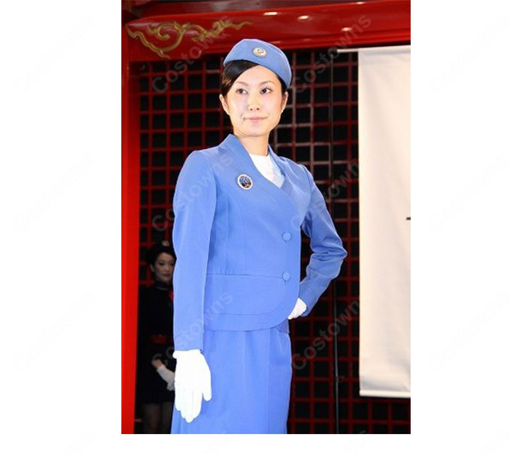 JAL CA 4代目制服 日本航空 客室乗務員 コスプレ衣装-3
