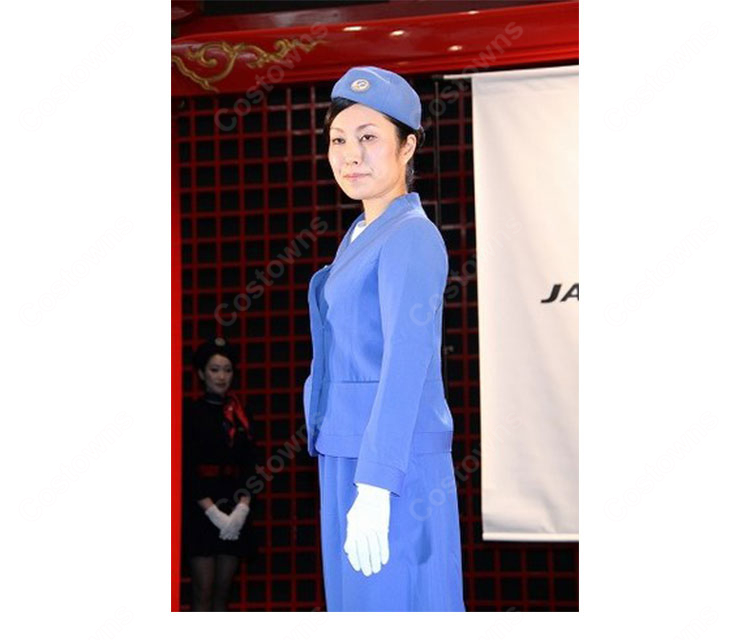 JAL CA 4代目制服 日本航空 客室乗務員 コスプレ衣装-4