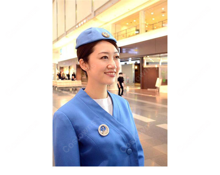 JAL CA 4代目制服 日本航空 客室乗務員 コスプレ衣装-2