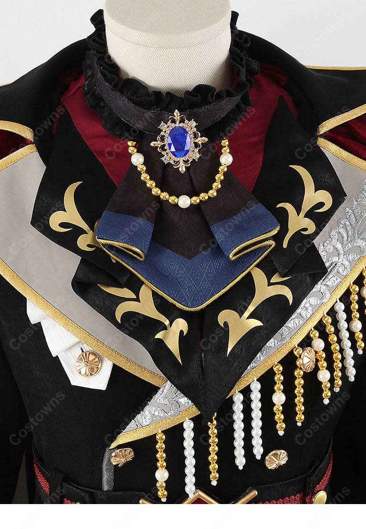 あんさんぶるスターズ!! Knights MASQUERADE NIGHT衣装 朱桜司 月永レオ 瀬名泉 朔間凛月 鳴上嵐 コスプレ衣装 2種マント選択可-7