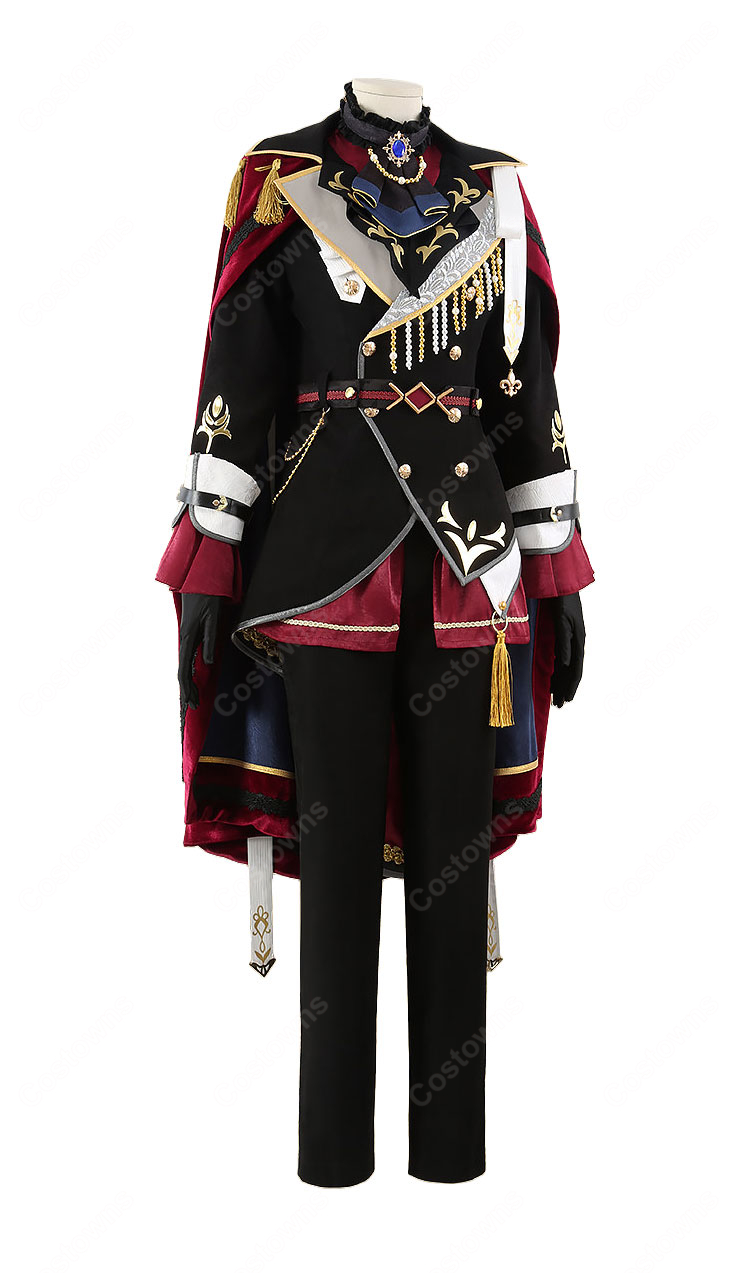あんさんぶるスターズ!! Knights MASQUERADE NIGHT衣装 朱桜司 月永レオ 瀬名泉 朔間凛月 鳴上嵐 コスプレ衣装 2種マント選択可-3