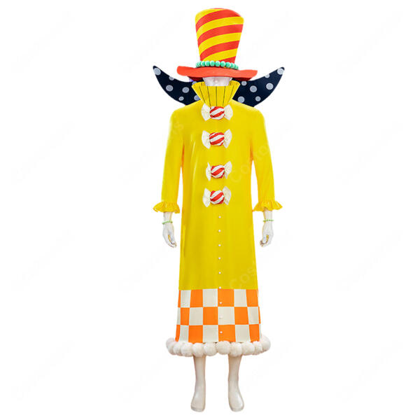 ONE PIECE ワンピース シャーロット・ペロスペロー コスプレ衣装 ビッグ・マム海賊団 ハロウィン イベント オーダメイド可元の画像