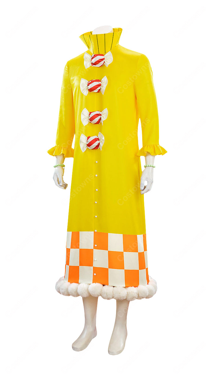 ONE PIECE ワンピース シャーロット・ペロスペロー コスプレ衣装 ビッグ・マム海賊団 ハロウィン イベント-4