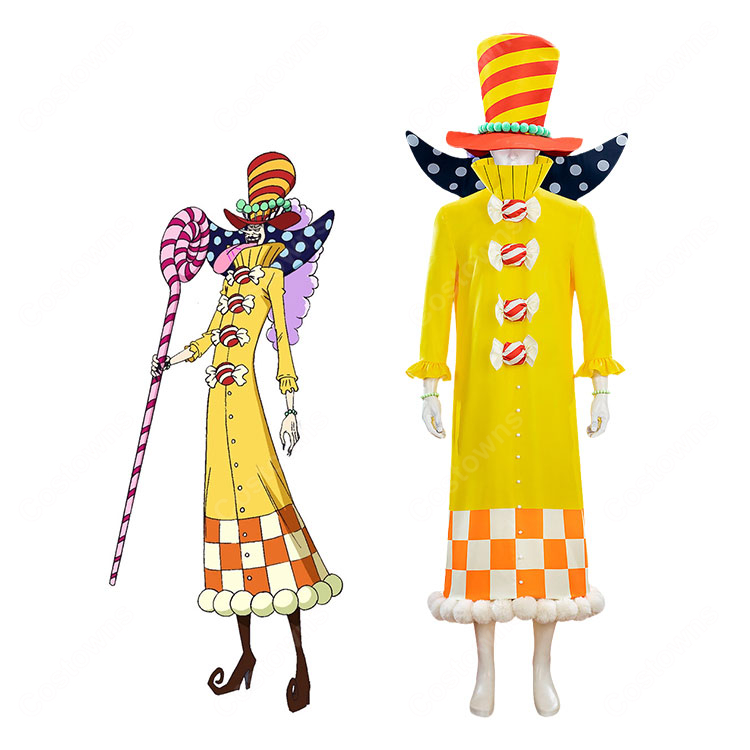 ONE PIECE ワンピース シャーロット・ペロスペロー コスプレ衣装 ビッグ・マム海賊団 ハロウィン イベント-1