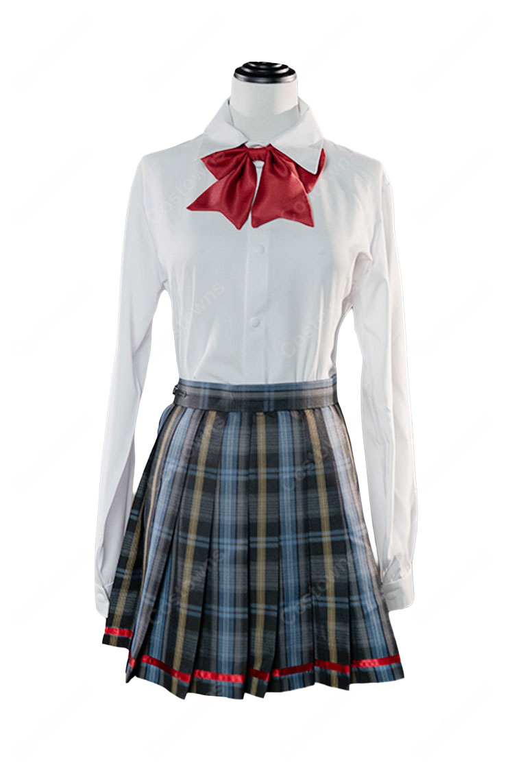 ブラウンダスト2 ユースティア 制服 コスプレ衣装 うさ耳パーカー 学園Ver.-4