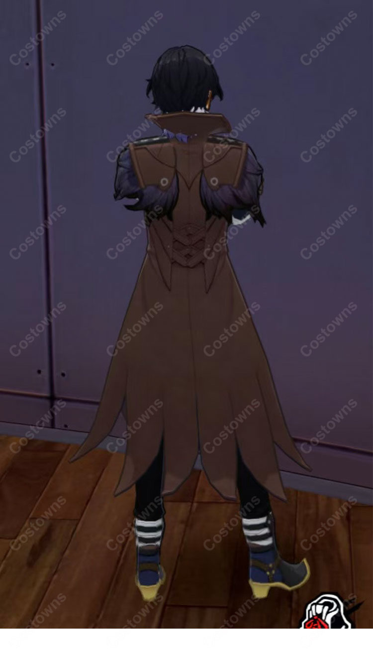 ペルソナ5:The Phantom X 怪ドル 北里基良 メッサー 怪盗姿 コスプレ衣装-4