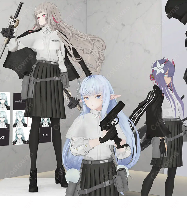 A-Z: [S] コスプレ衣装 高品質 フルセット エス neco オリジナルイラスト キャラクター衣装-2