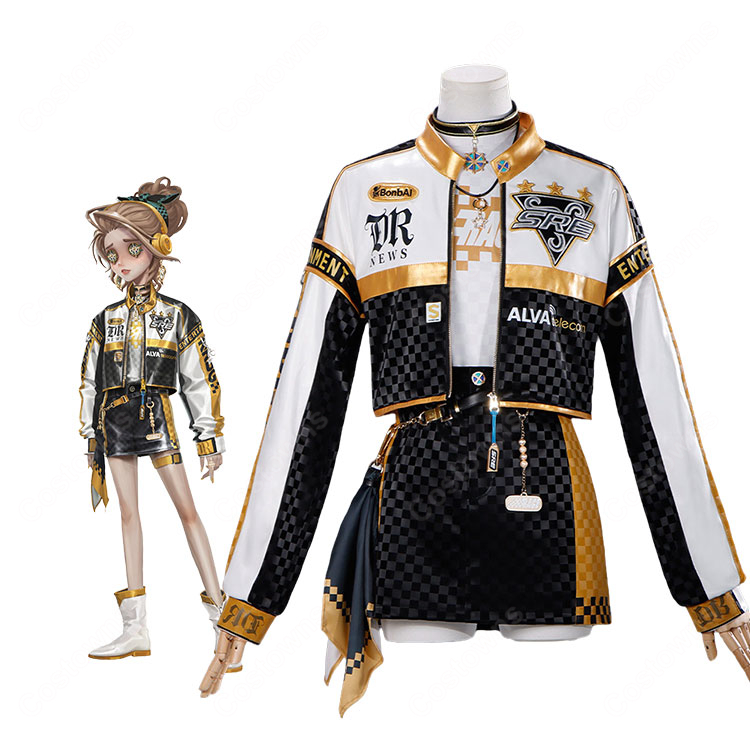 IdentityV 第五人格 空军 マーサ SRE戦隊 SRE.MARTHA コスプレ衣装 レーシング風 フルセット-1